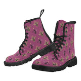 Lovely Bee -Women's Boots, Combat boots, , Combat Shoes, Hippie Boots - MaWeePet- Art on Apparel