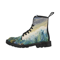 Beach Print-Women's Classic boot, Combat boots, Hippie Boots - MaWeePet- Art on Apparel