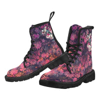 Alice Grunge Rabbit -Women's Combat boots, , Festival, Combat, Vintage Hippie Lace up Boots - MaWeePet 
