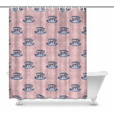 Tea cups Shower Curtain 60"x72"fitted with C-shaped curtain hooks, - MaWeePet- Art on Apparel