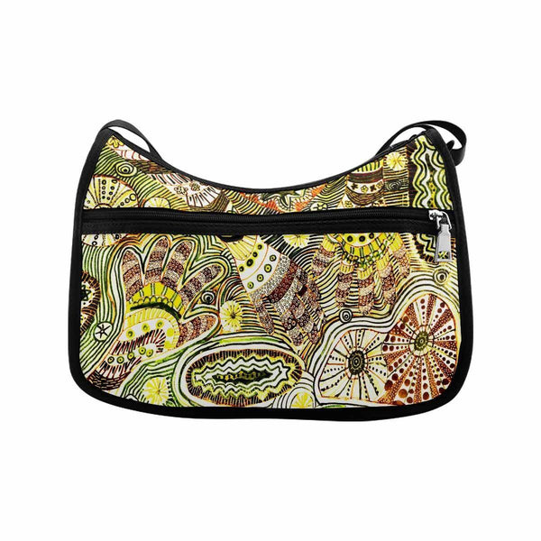 Erica Yellow - Shoulder bag, Handbag, Purse Crossbody Bags - MaWeePet- Art on Apparel