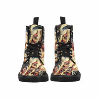 Raven Crow-Women's lightweight 30.7oz! Combat boots,  Style, Festival, Combat, Hippie Boots - MaWeePet- Art on Apparel