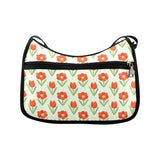 Shoulder bag, Crossbody Bags, Handbag, Purse 'Happy Flower' - MaWeePet- Art on Apparel