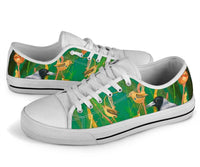 Sneakers-Magpie -Womans Low Top Canvas Sneakers, Cruise Fashion Shoes - MaWeePet- Art on Apparel