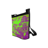 Shoulder bag, Handbag, Purse Crossbody BagsWillow Patter green on Black - - MaWeePet- Art on Apparel