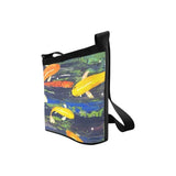 Shoulder bag Crossbody Bags, Handbag, Purse, tote- Koi Boy - - MaWeePet- Art on Apparel