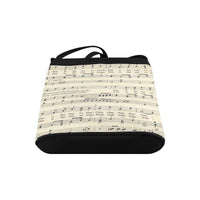 Music Magic on Black - Shoulder bag Crossbody Bags, Handbag, Purse Crossbody Bags - MaWeePet- Art on Apparel