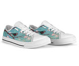 Sneakers-Blossom Bird -Womans Low Top Canvas Sneakers, Cruise Fashion Shoes - MaWeePet- Art on Apparel
