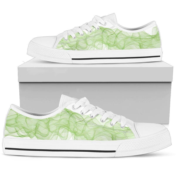 Sneakers-Aurora III -Womans Low Top Canvas Sneakers, Cruise Fashion Shoes - MaWeePet- Art on Apparel