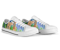 Sneakers-Elephant Song - Low Top Canvas Sneakers, Cruise Fashion Shoes - MaWeePet- Art on Apparel