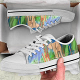 Sneakers-Elephant Song - Low Top Canvas Sneakers, Cruise Fashion Shoes - MaWeePet- Art on Apparel