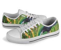 Sneakers-Raven Crow -Womans Low Top Canvas Sneakers, Cruise Fashion Shoes - MaWeePet- Art on Apparel