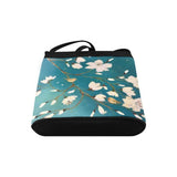 Handbag, Shoulder bag Crossbody Bags, Purse 'White blossoms' - MaWeePet- Art on Apparel