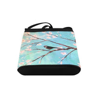 Shoulder bag Crossbody Bags, Handbag, Purse -Blue Bird- - MaWeePet- Art on Apparel