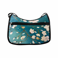 Blue Blossom - Shoulder bag, Handbag, Purse Crossbody Bags - MaWeePet- Art on Apparel