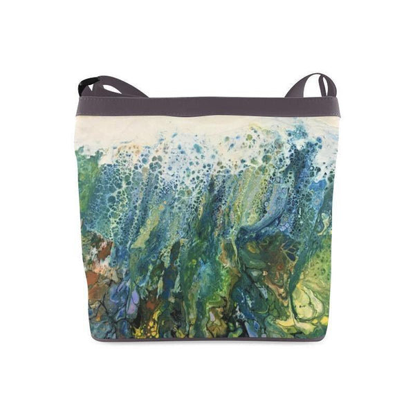 Beach Flow- Shoulder Bag, Crossbody Bag, Handbag, Purse - MaWeePet- Art on Apparel