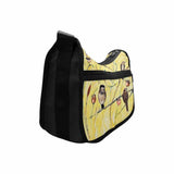 Yellow Birds - Shoulder bag, Handbag, Purse Crossbody Bags - MaWeePet- Art on Apparel