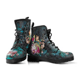Alice off with her head Grunge -Lace up Festival Combat boots,  Boots Classic Boots - MaWeePet- Art on Apparel