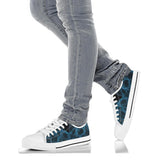 Sneakers-Aurora IV -Womans Low Top Canvas Sneakers, Cruise Fashion Shoes - MaWeePet- Art on Apparel