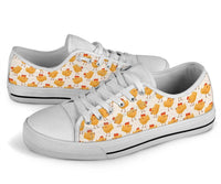 Sneakers-Chicken Chicks -Womans Low Top Canvas Sneakers, Cruise Fashion Shoes - MaWeePet- Art on Apparel