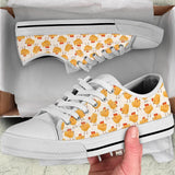 Sneakers-Chicken Chicks -Womans Low Top Canvas Sneakers, Cruise Fashion Shoes - MaWeePet- Art on Apparel