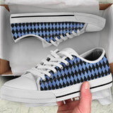 Sneakers-Jester -Womans Low Top Canvas Sneakers, Cruise Fashion Shoes - MaWeePet- Art on Apparel