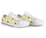 Sneakers-Honey Bees -Womans Low Top Canvas Sneakers, Cruise Fashion Shoes - MaWeePet- Art on Apparel