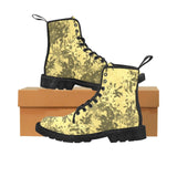 Naturals 6  -Combat boots , Festival, Combat, Vintage Hippie Lace up Boots - MaWeePet- Art on Apparel