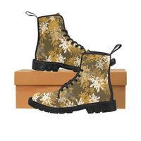 Naturals 3  -Combat boots , Festival, Combat, Vintage Hippie Lace up Boots - MaWeePet- Art on Apparel