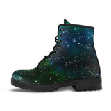 Men's Galaxy Green - Hipster Festival Bohemian Combat boots  Boots - MaWeePet- Art on Apparel