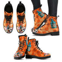 Mens Alice Shrink Me- Hipster Bohemian Combat boots  Boots, Combat boots - MaWeePet- Art on Apparel