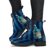 Mens Alice Drink Me -Lace up Festival Bohemian Combat Boots - MaWeePet- Art on Apparel