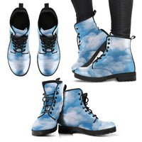 Mens Clouds-Lace up Festival Bohemian Combat boots  Boots, Combat boots - MaWeePet- Art on Apparel