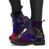 Mens Galaxy -Classic boots,  Hipster Festival Bohemian Combat boots  Boots - MaWeePet- Art on Apparel