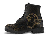 Mens Sun and Moon Black - Hipster Festival Bohemian Doc Style Boots - MaWeePet- Art on Apparel