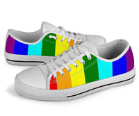 Sneakers-Pride Gay Sneakers- Rainbow Flag Unisex Sneakers, Pride, LGBTQ, Gay Pride, Pride Shoes - MaWeePet- Art on Apparel