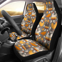 Car seat covers, Chicken Yard Nest, Car Seat covers, 2 in pack, stretch to fit most bucket seats - MaWeePet- Art on Apparel