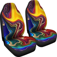 Car seat covers, Swirl, Car Seat covers, 2 in pack, stretch to fit most bucket seats - MaWeePet- Art on Apparel