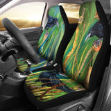 Car seat covers, Raven Munin- Fits most bucket style seats,   fits most bucket seats for cars, vans or trucks. - MaWeePet- Art on Apparel