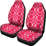 Red Links Car Seat Covers,   Seat Protector, Car Accessory, Front Seat Covers, for cars, vans or trucks. - MaWeePet- Art on Apparel