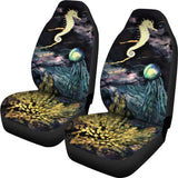 Midnight Sea Car Seat Covers, Seat Protector, Car Accessory, Front Seat Covers, for cars, vans or trucks. - MaWeePet- Art on Apparel