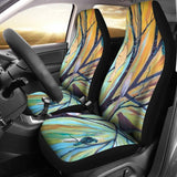 Yellow Bird Car Seat Covers,  Seat Protector, Car Accessory, Front Seat Covers, for cars, vans or trucks. - MaWeePet- Art on Apparel