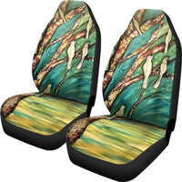 Music Birds Car Seat Covers,   Seat Protector, Car Accessory, Front Seat Covers, for cars, vans or trucks. - MaWeePet- Art on Apparel
