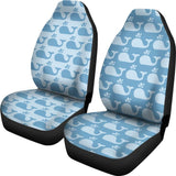 Whales Blue- Fits most bucket style seats,  fits most bucket seats for cars, vans or trucks. - MaWeePet- Art on Apparel