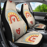 Car seat covers, Boho Rainbow- Car Seat Covers - MaWeePet- Art on Apparel
