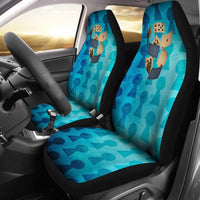 Car seat covers, Key Hole- - Fits most bucket style seats,   fits most bucket seats for cars, vans or trucks. - MaWeePet- Art on Apparel