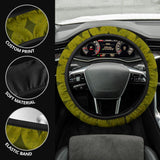 Green Time Steering wheel cover - MaWeePet- Art on Apparel