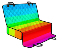 Rainbow Pride- Pet Car Seat Covers- Fits most rear seats for cars, SUV, vans or trucks. - MaWeePet- Art on Apparel