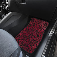 red car floor mats-Set of 4 Car Floor Mats (2 large front and 2 smaller rear) - MaWeePet- Art on Apparel