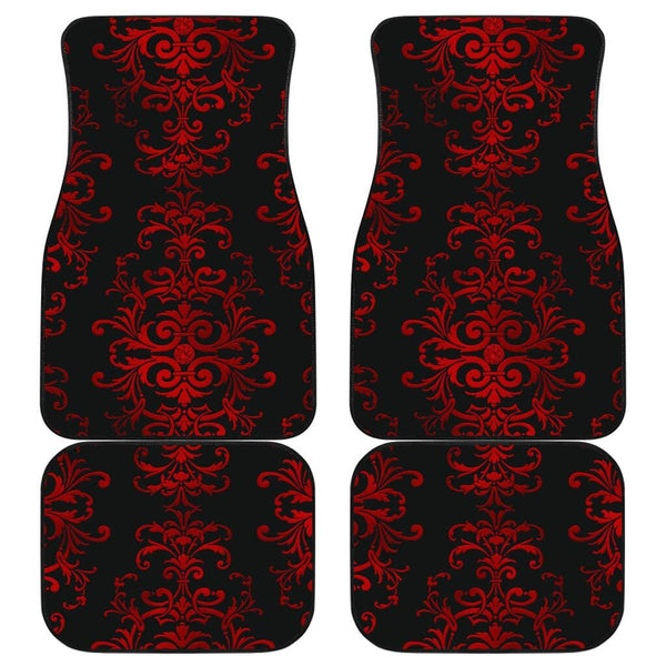 vampire red car  Floor mats-Set of 4 Car Floor Mats (2 large front and 2 smaller rear) - MaWeePet- Art on Apparel